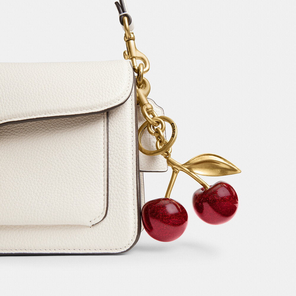 Coach Cherry Bag Charm - Picture 2 of 4